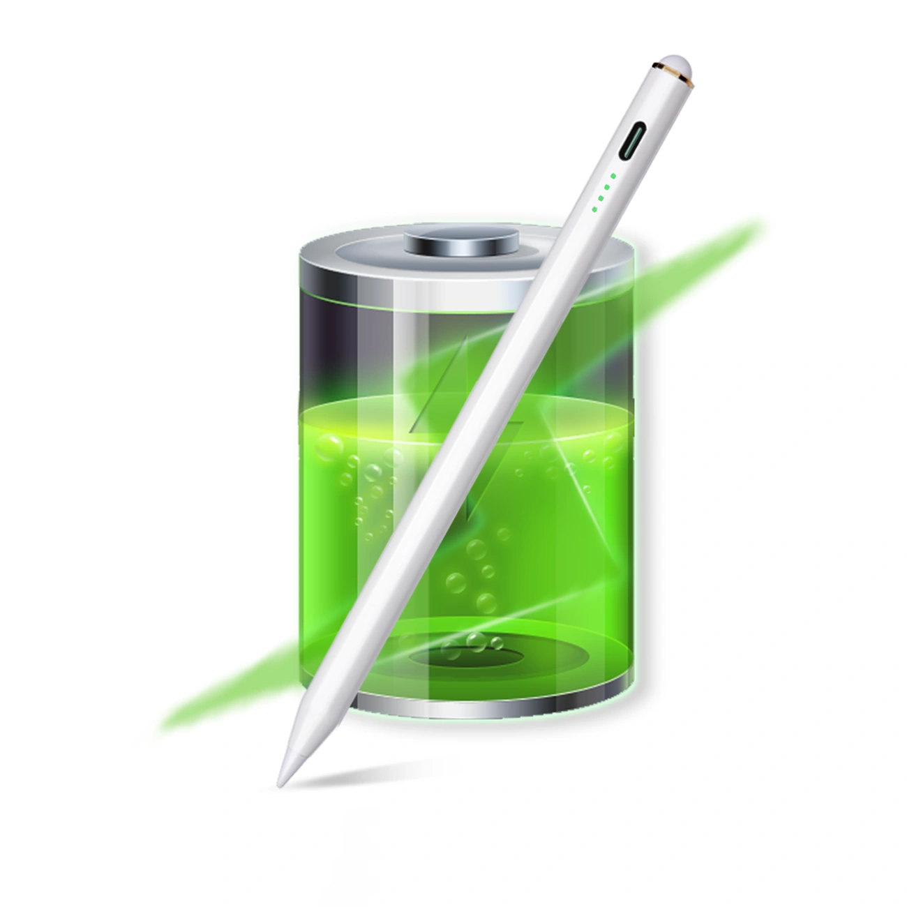 Touch Pen Joyroom JR-X9S for Apple iPad, Aktiv versjon, hvit