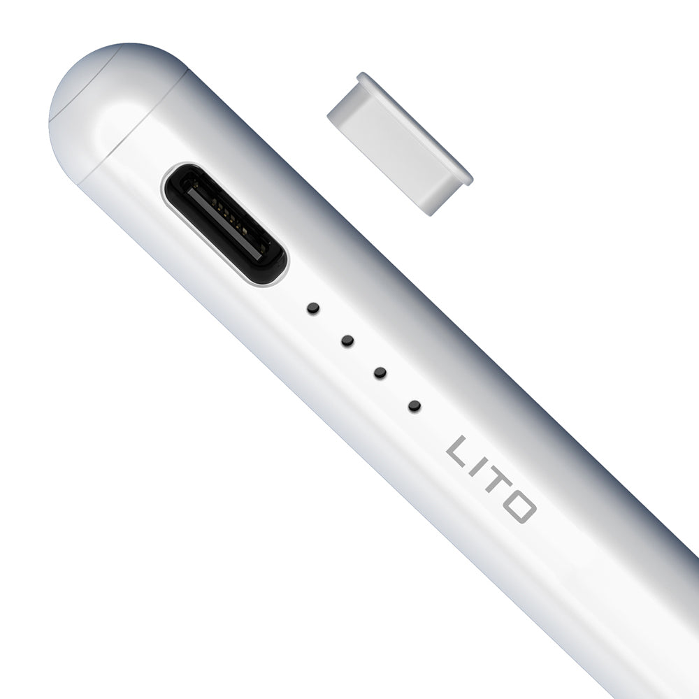 Touch Pen Lito K1 for Apple iPad, Aktiv Versjon, Hvit