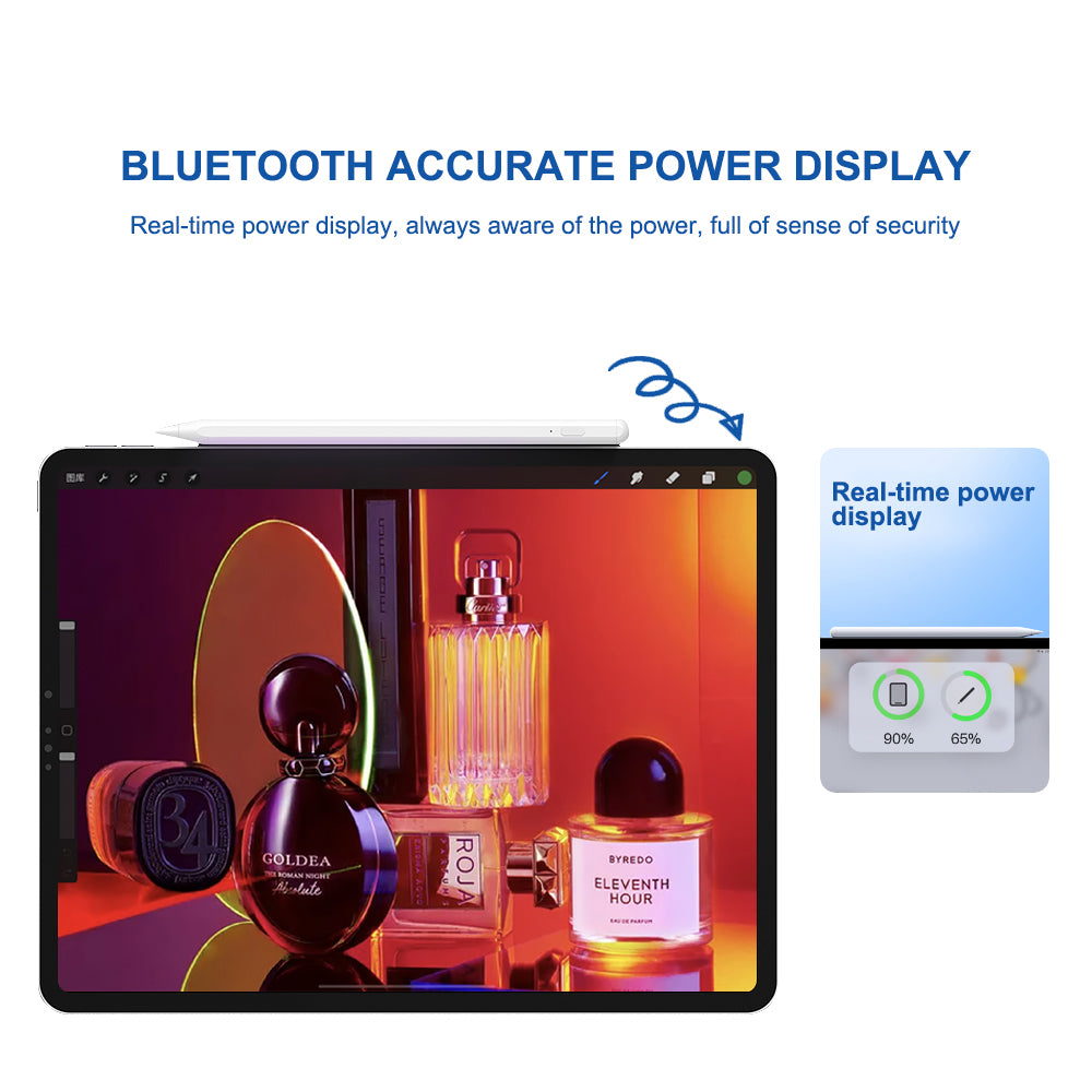 Touch Pen Lito K1 for Apple iPad, Aktiv Versjon, Hvit