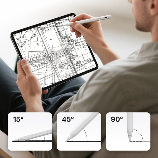 Touch Pen Metapen A8 for Apple iPad, Aktiv versjon, hvit ME-APP152
