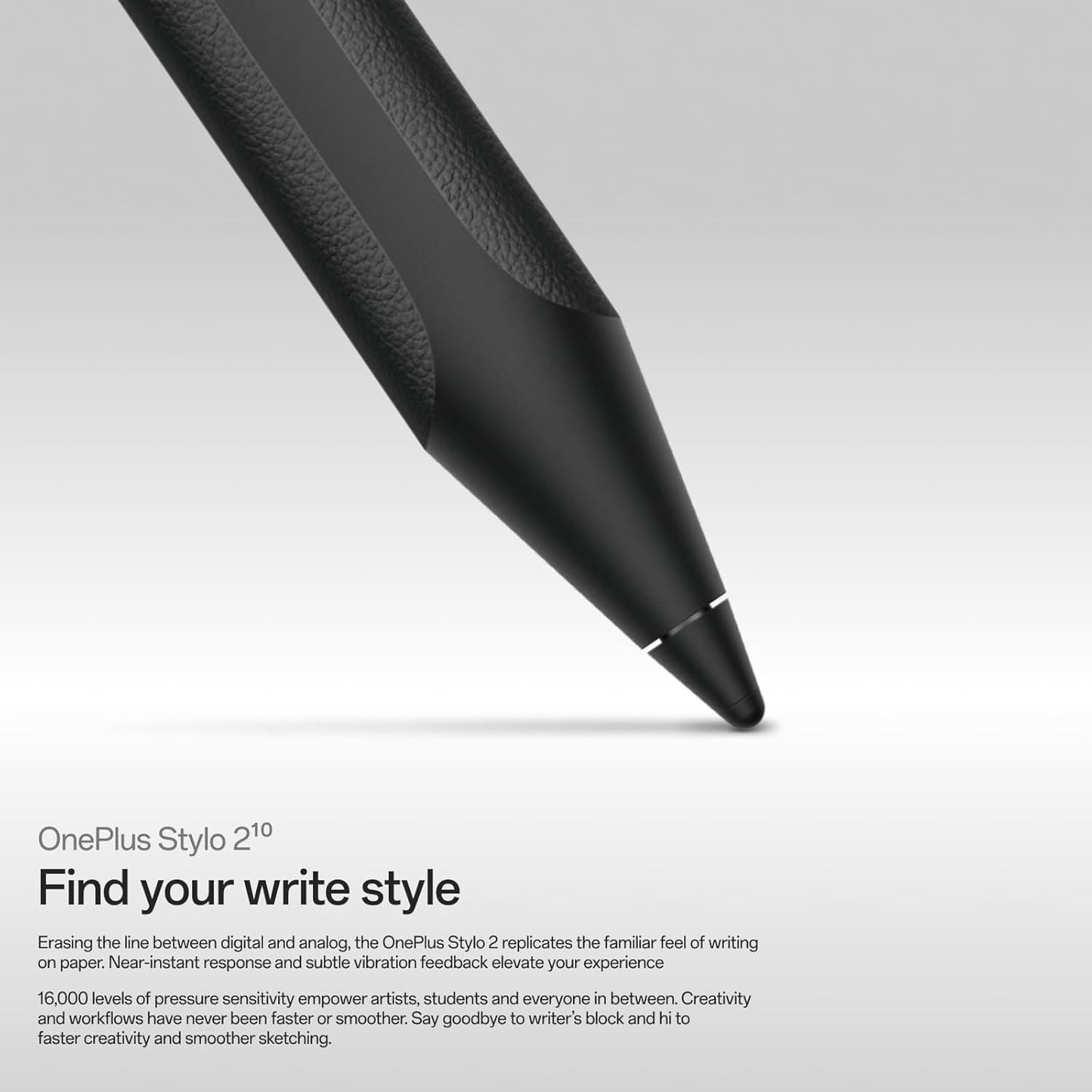 Touch Pen Stylo 2 for OnePlus Pad 3 / Pad 2 / Pad, svart 5511100086