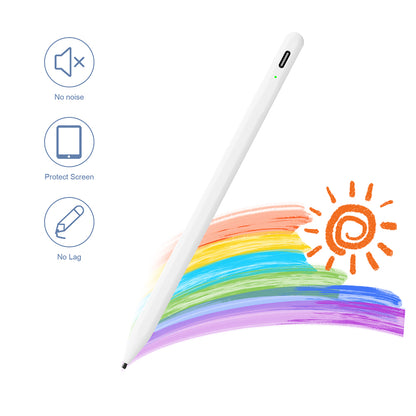 Touch Pen Techsuit A580S for Apple iPad, Aktiv Versjon, Hvit