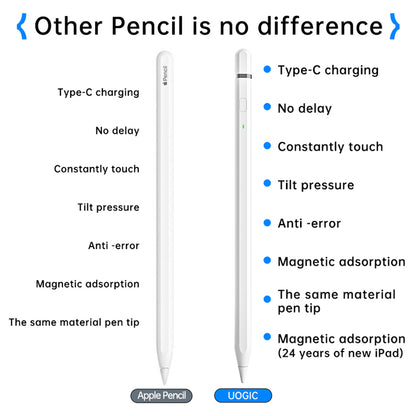 Touch Pen Techsuit AP01 Pro for Apple iPad, Aktiv Versjon, Hvit