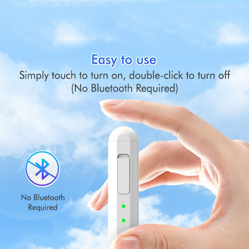 Touch Pen Techsuit AX10-T for Apple iPad, Aktiv Versjon, Hvit