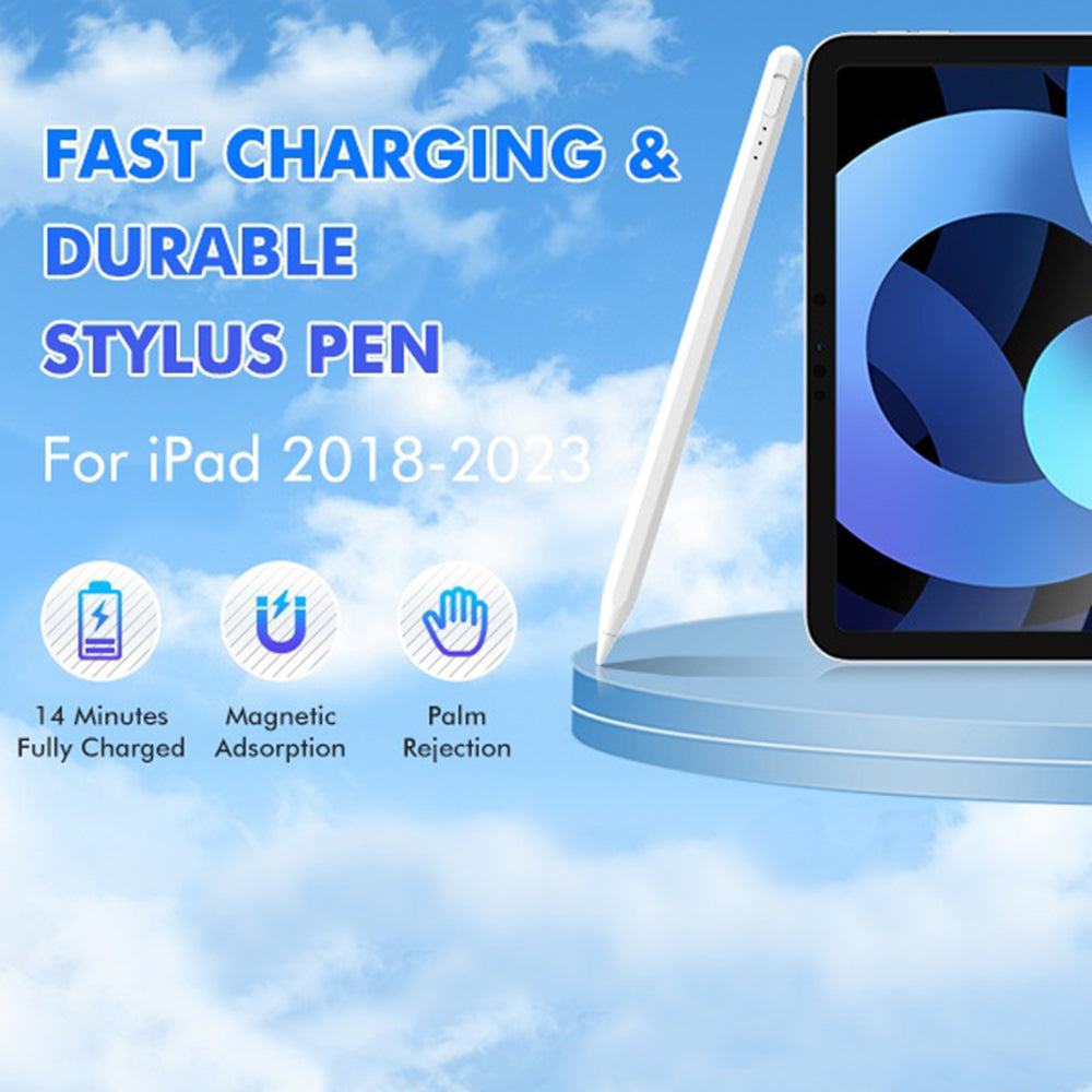 Touch Pen Techsuit AX10-T for Apple iPad, Aktiv Versjon, Hvit
