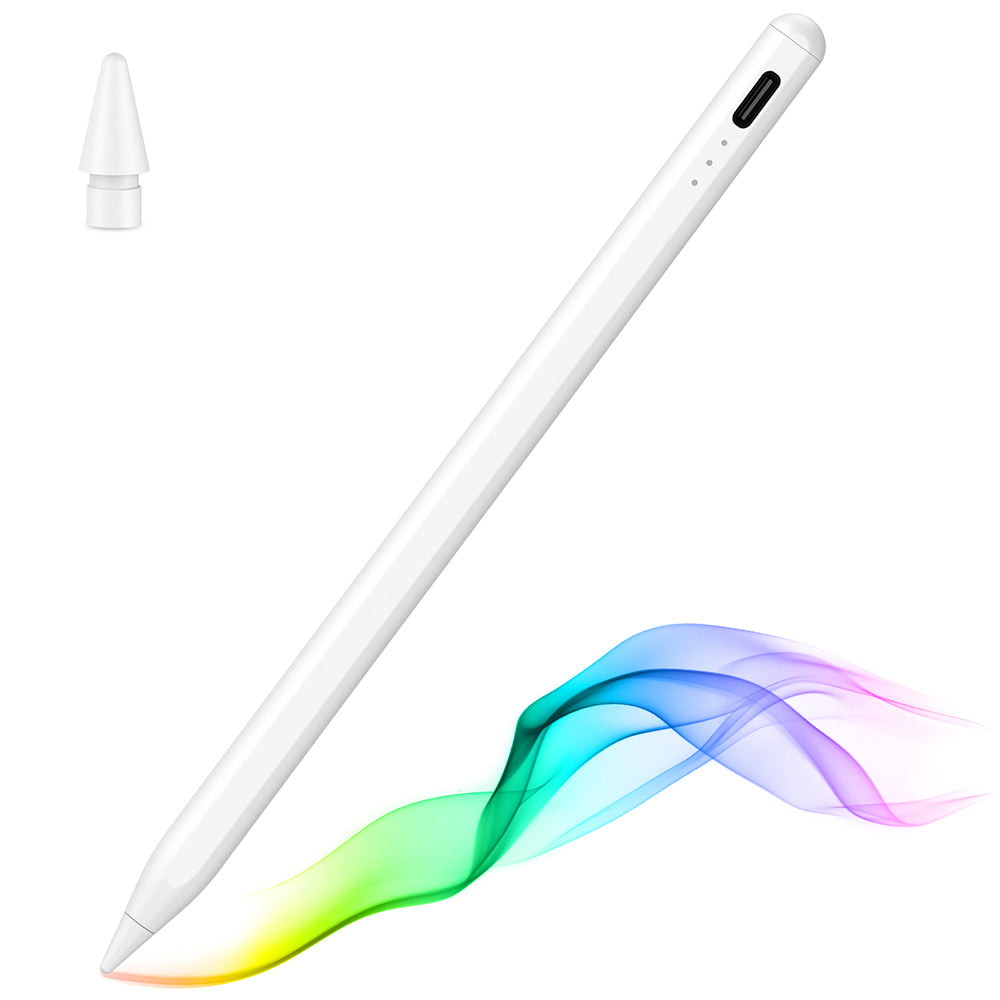 Touch Pen Techsuit JA04 for Apple iPad, Aktiv Versjon, Hvit