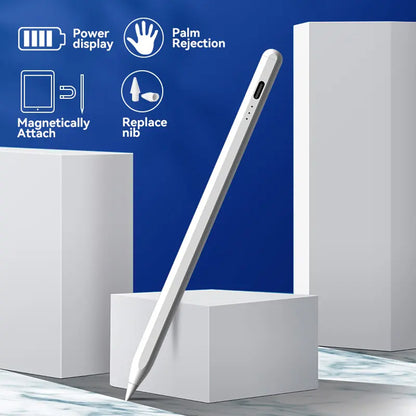 Touch Pen Techsuit JA04 for Apple iPad, Aktiv Versjon, Hvit