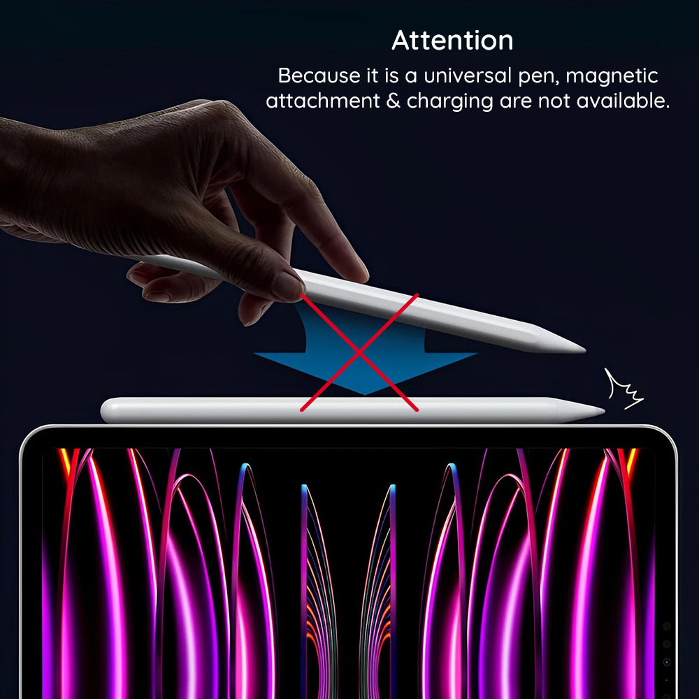 Touch Pen Techsuit T1, Aktiv Versjon, Hvit