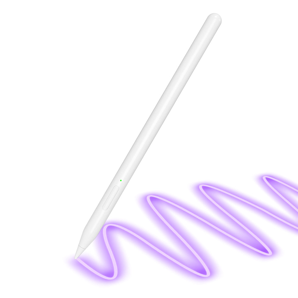 Touch Pen Techsuit V15 for Apple iPad, Aktiv Versjon, Hvit