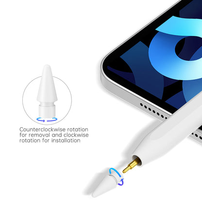 Touch Pen Techsuit V15 for Apple iPad, Aktiv Versjon, Hvit