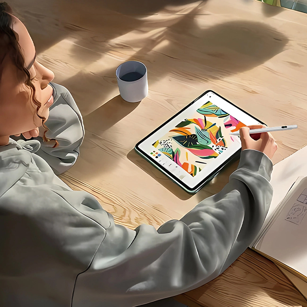 Touch Pen WZK W2268YAS for Apple iPad, Aktiv versjon, hvit