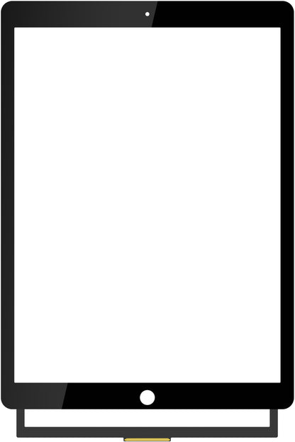 Touchscreen Forward Guard OCA for Apple iPad Pro 12.9 (2017), Svart