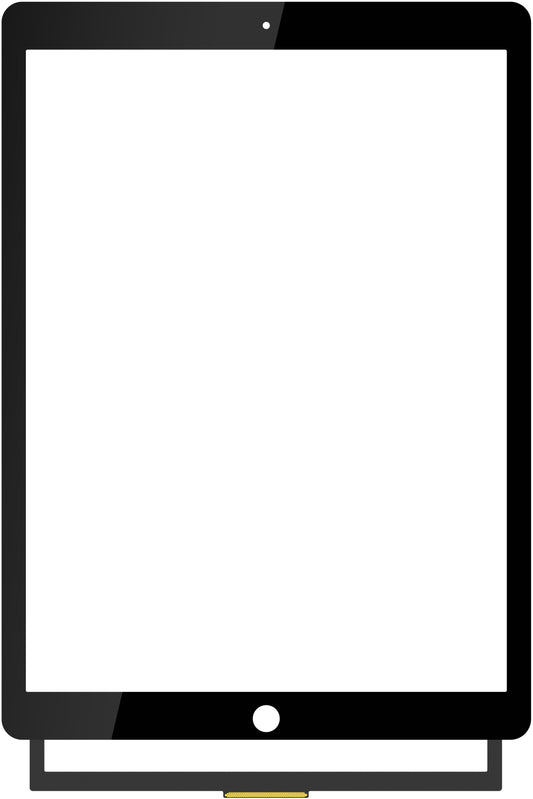Touchscreen Forward Guard OCA for Apple iPad Pro 12.9 (2017), Svart