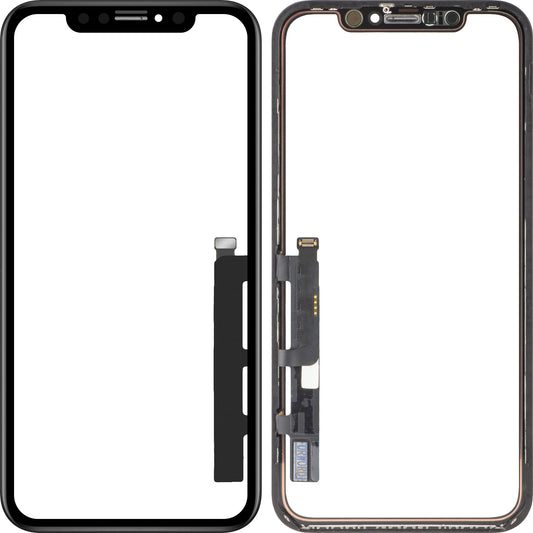 Touchscreen Forward Guard OCA for Apple iPhone XR, IC-versjon, svart