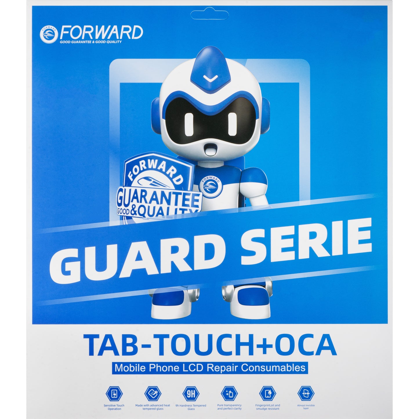 Touchscreen Forward Guard OCA for Apple iPad Pro 12.9 (2021), Svart