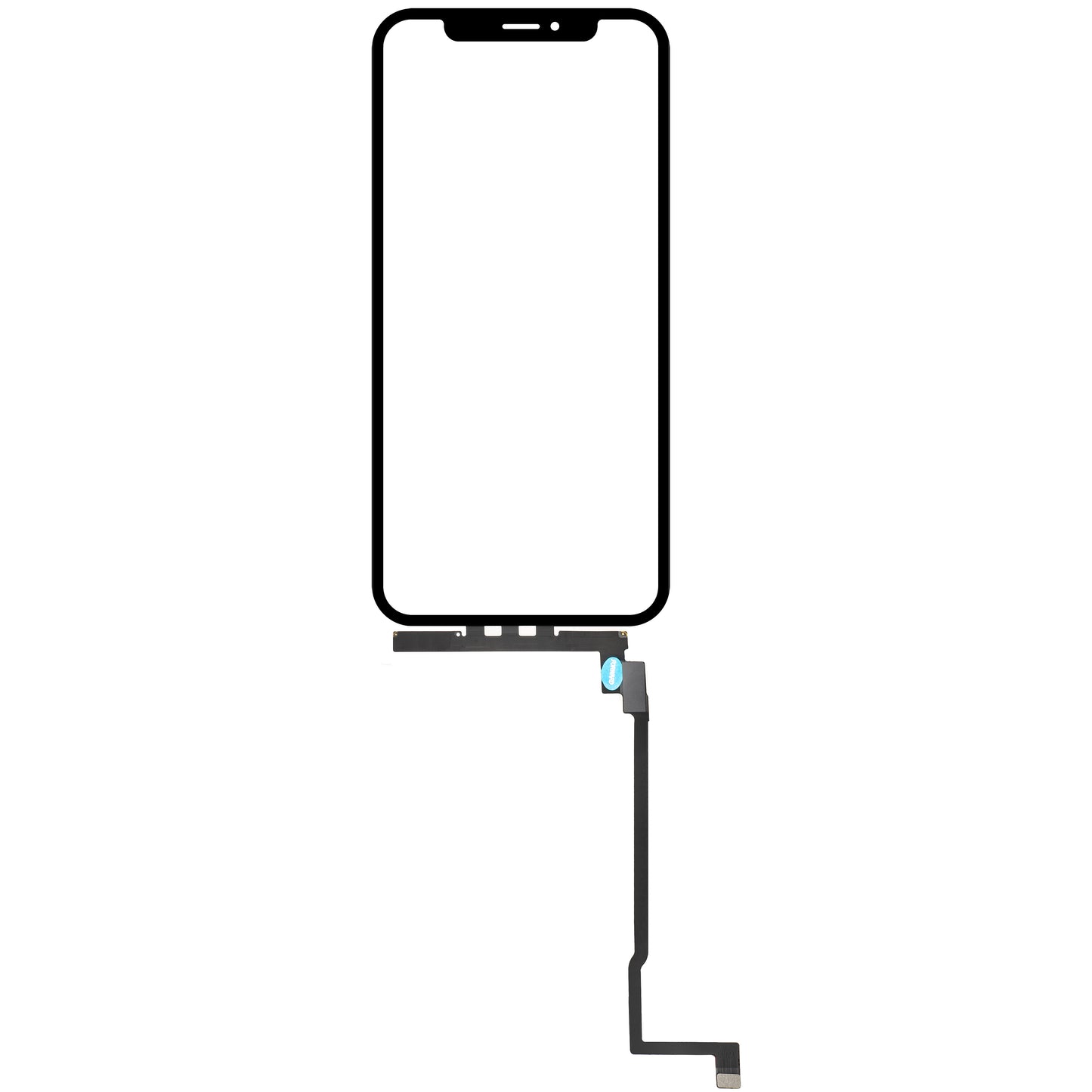 Touchscreen Forward Guard OCA for Apple iPhone 11 Pro Max, IC-versjon, svart