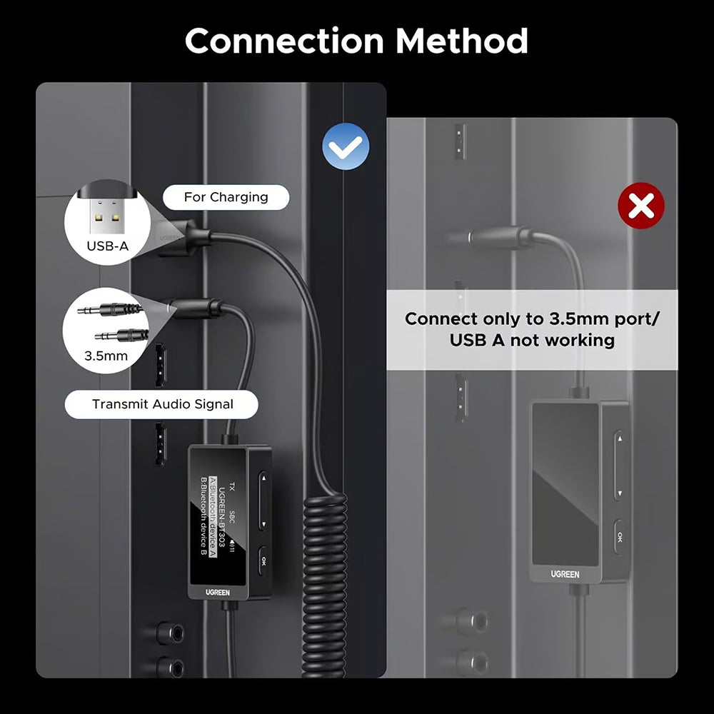 Bluetooth-sender / -mottaker UGREEN BT303