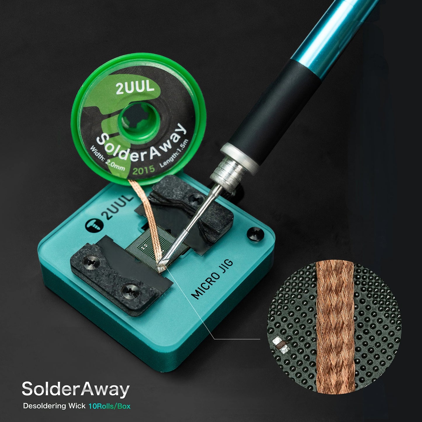 Tresa 2UUL DW15, 2mm, 1,5m, Sett med 10 stk