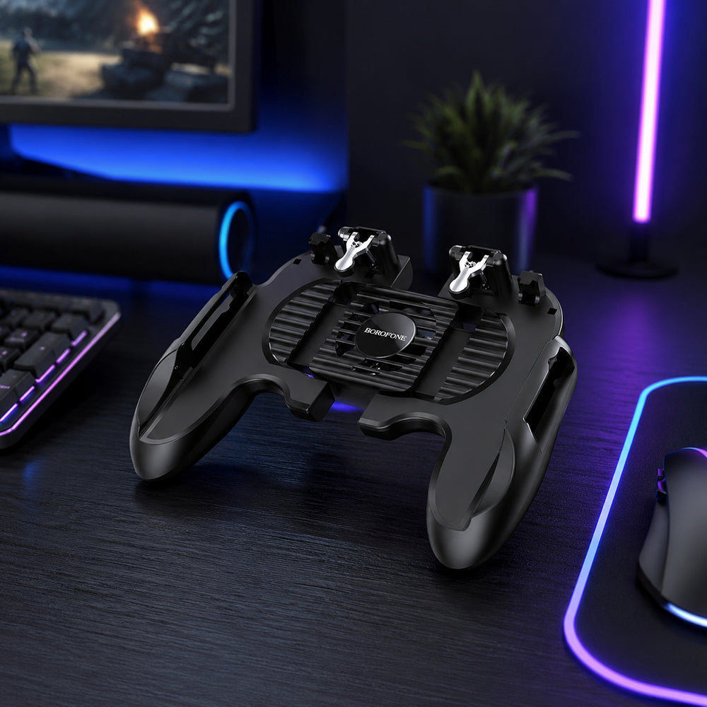 Trigger Gaming Borofone BG3 Warrior for telefon 4,5 tommer - 6,7 tommer, svart