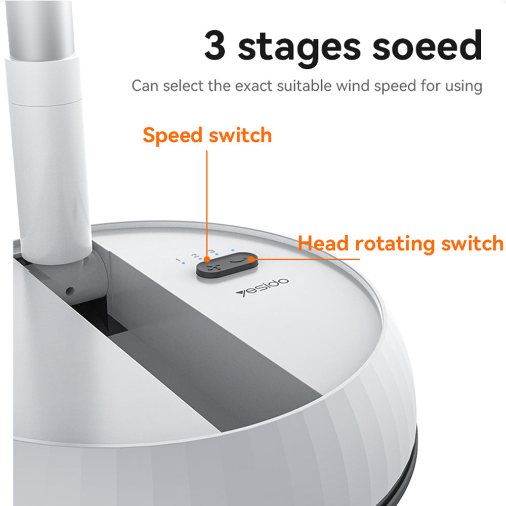 Gulvvifte Yesido YF11, Hvit