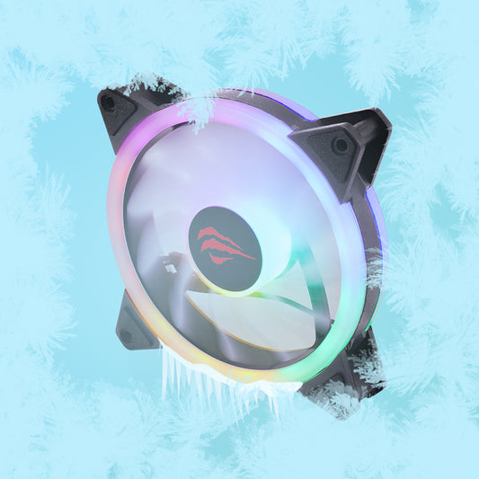 Ventilator HAVIT F2089, 1200RPM, 35dB, 1.32W, Svart