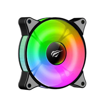 Vifte HAVIT F2095, RGB, 600RPM - 1800RPM, 38dB, 1.44W, Svart
