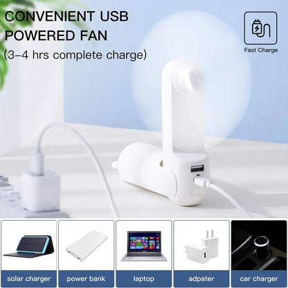 Bærbar Vifte JisuLife Life8 Plus F8X, Grønn