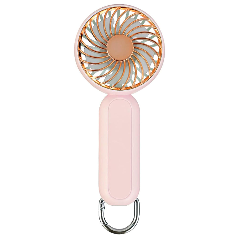 Bærbar vifte Techsuit A217, Rosa Gull