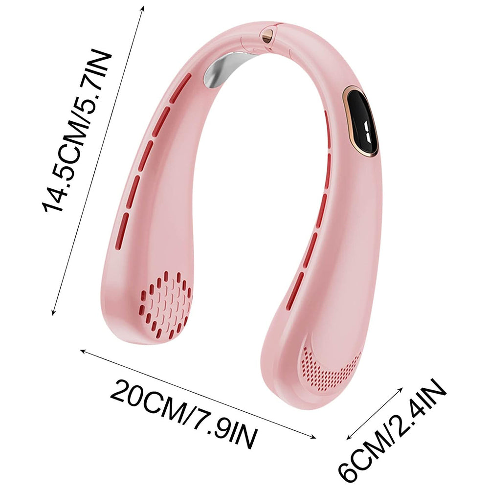 Bærbar vifte Techsuit H6, rosa