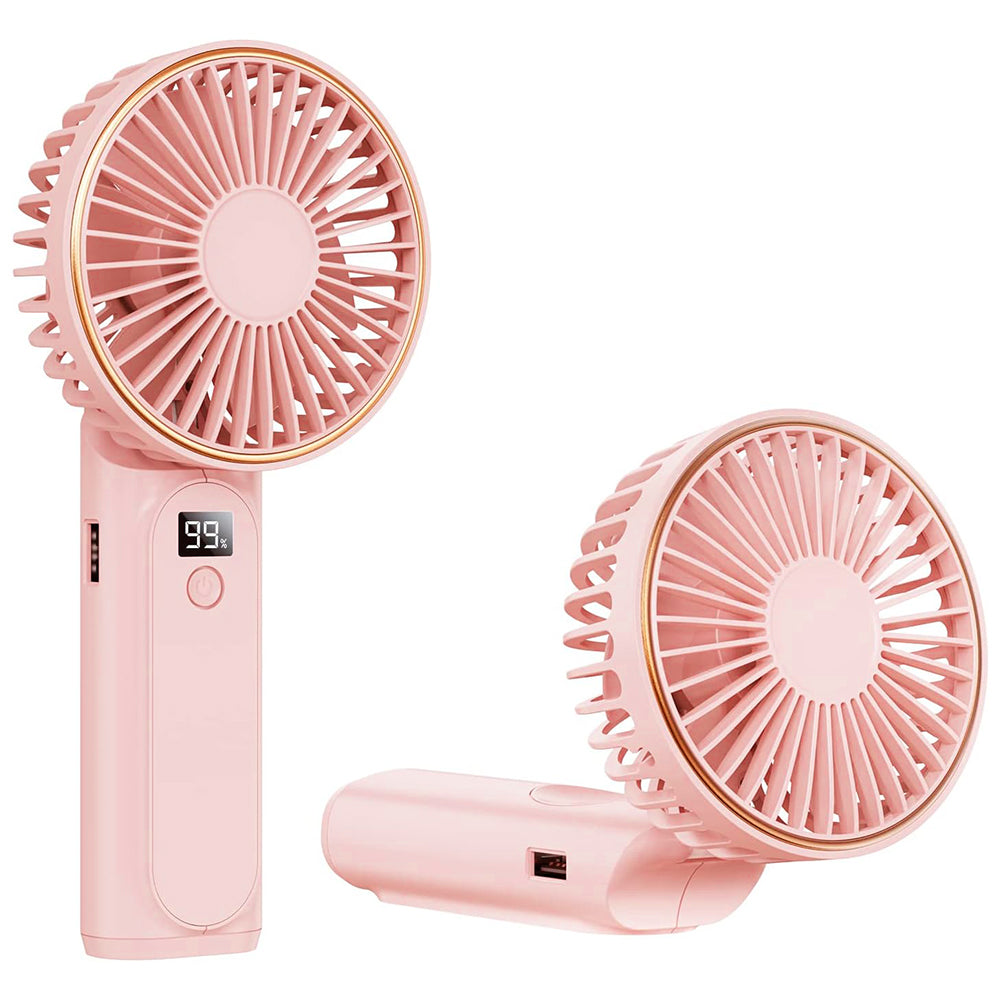 Bærbar Vifte Techsuit M12, Rosa