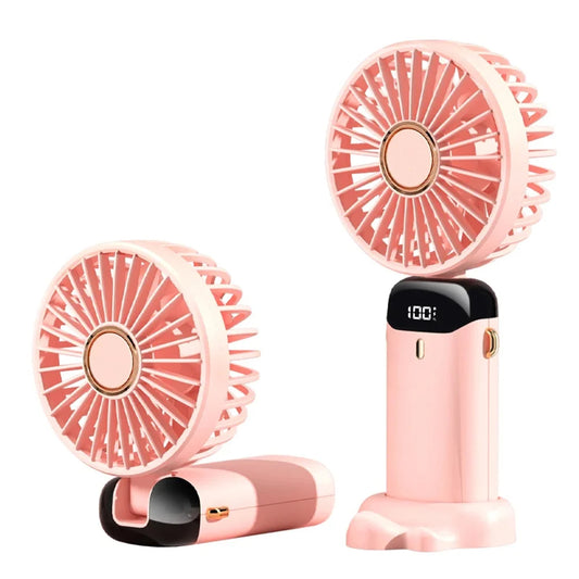 Bærbar vifte Techsuit N15, Rosa