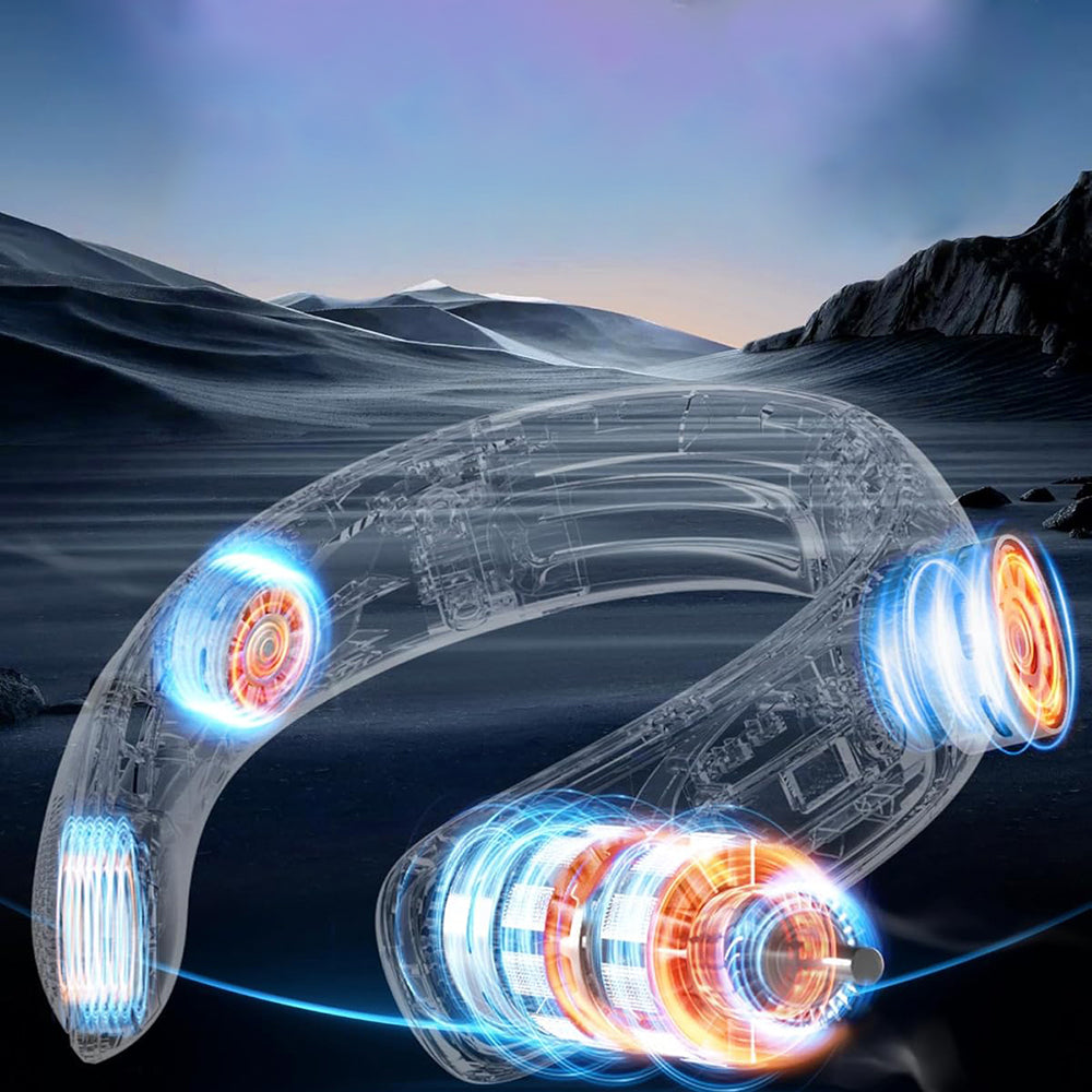 Bærbar Vifte Techsuit S11, Svart