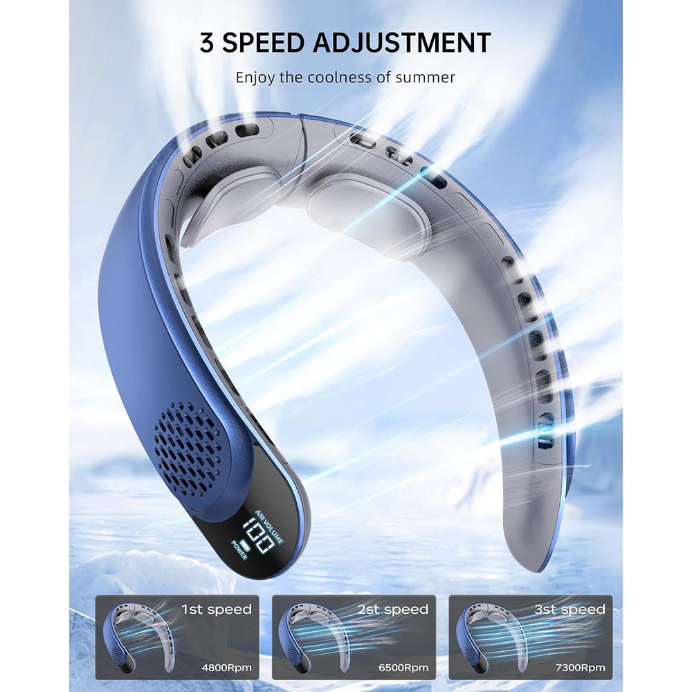 Bærbar vifte Techsuit S8, blå