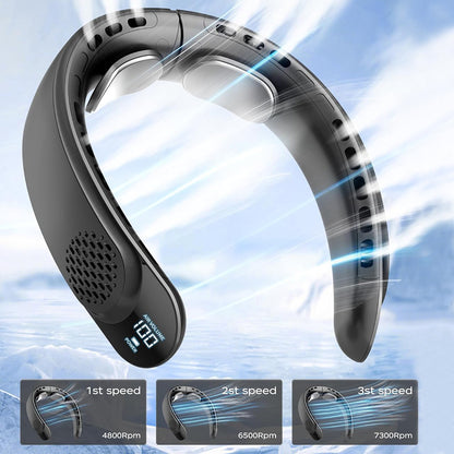 Bærbar Vifte Techsuit S8, Svart
