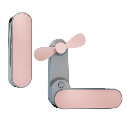 Bærbar vifte Techsuit TF1, rosa