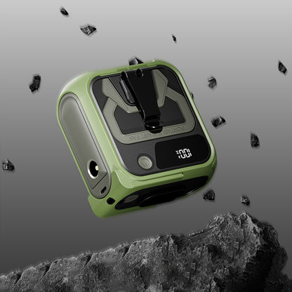 Bærbar Vifte Techsuit Z13 med ekstern batteri 10000mAh, Grønn