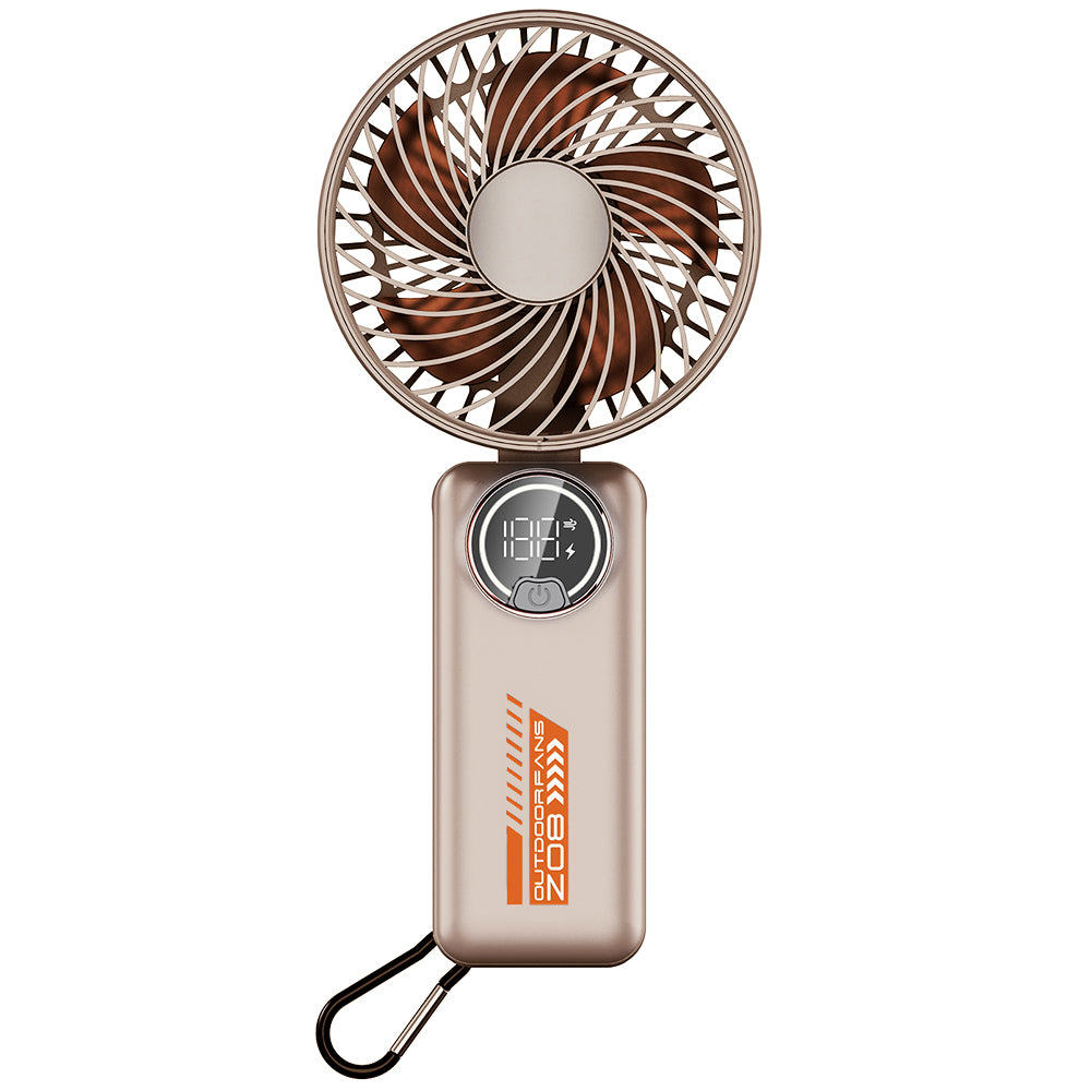 Bærbar vifte Techsuit Z8, beige
