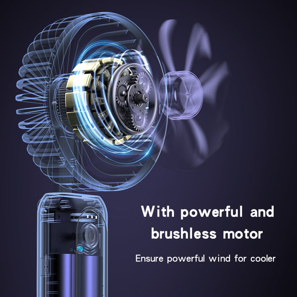 Bærbar Vifte Yesido YF10, Svart