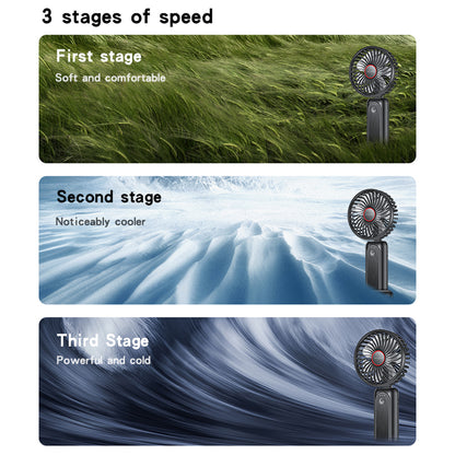 Bærbar Vifte Yesido YF10, Svart