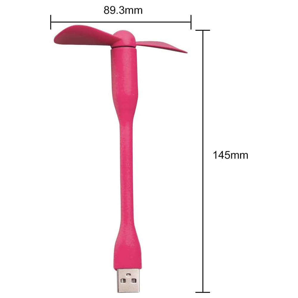 USB-vifte Techsuit TUF1, Rosa