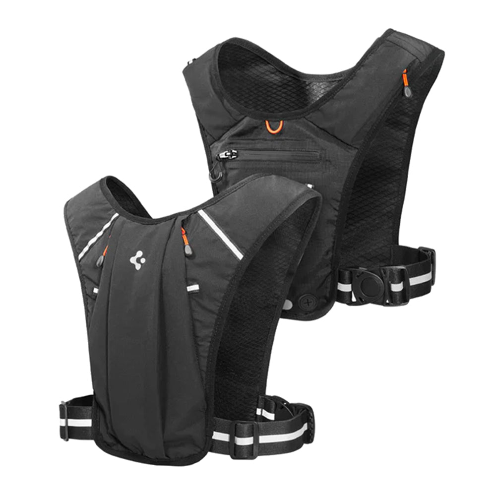 Spigen Dynamic Shield A720 Løpevest, Størrelse L - XL, Svart AMP11390