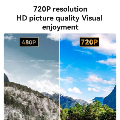 Videoprojektor Yesido TV13, 720P, 190ANSI, Android 9.0, Hvit