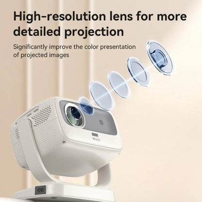 Videoprojektor Yesido TV13, 720P, 190ANSI, Android 9.0, Hvit