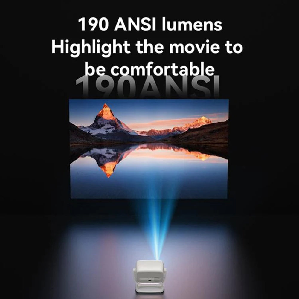 Videoprojektor Yesido TV13, 720P, 190ANSI, Android 9.0, Hvit