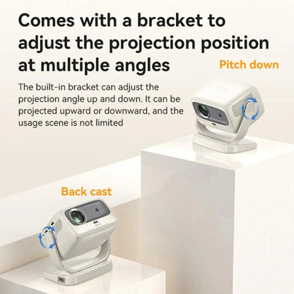 Videoprojektor Yesido TV13, 720P, 190ANSI, Android 9.0, Hvit