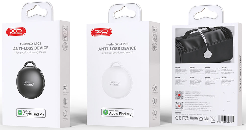 XO Design SmartTag LP03 for iOS-serien, Hvit